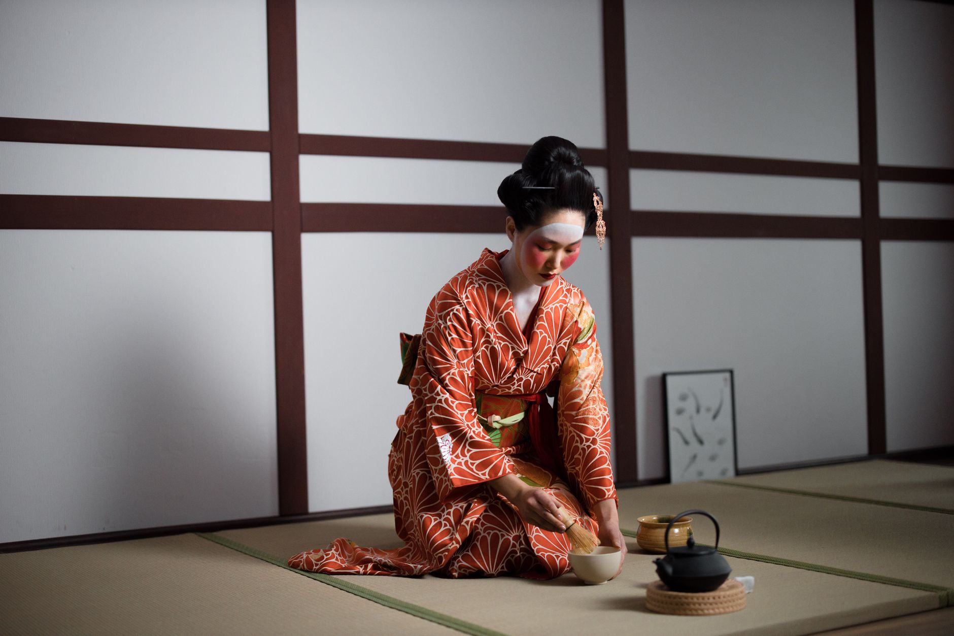 Exclusive private tea ceremony in secluded temple